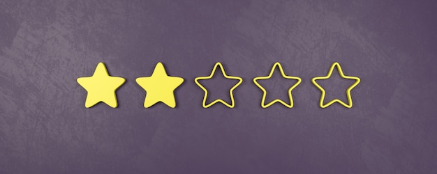 Two of Five Stars Rating, Bad Rating Concepts