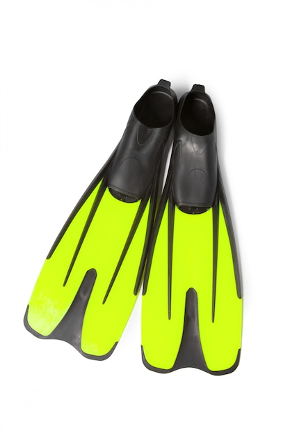 Two flippers for diving