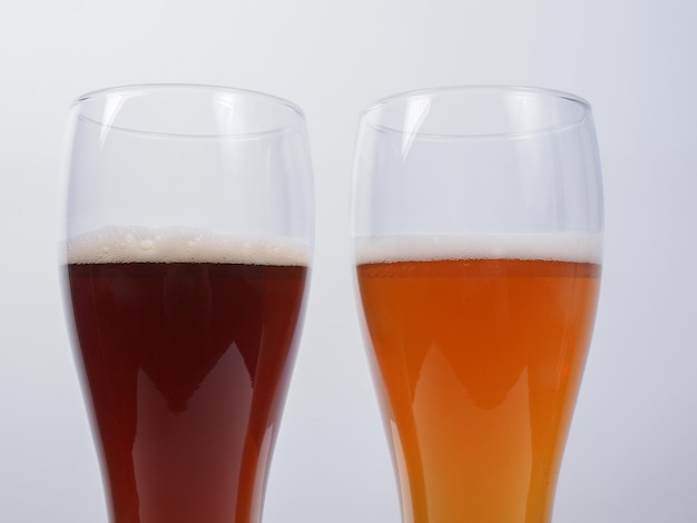 Two glasses of German beer