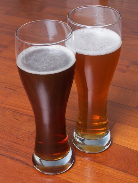 Two glasses of German beer