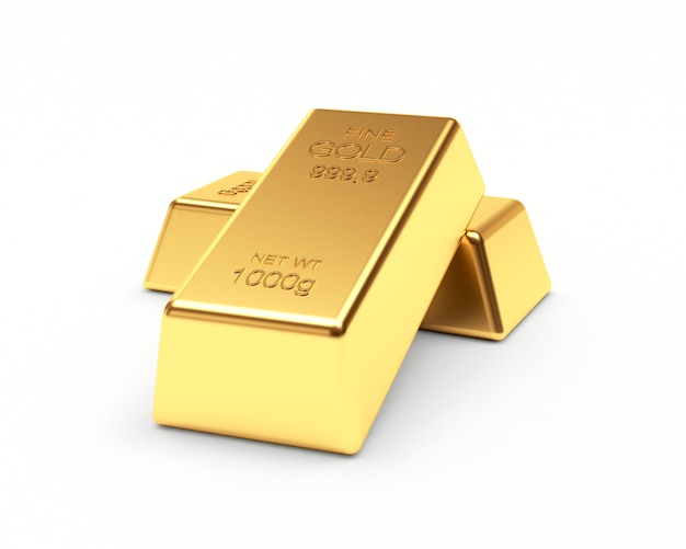 Two gold bars