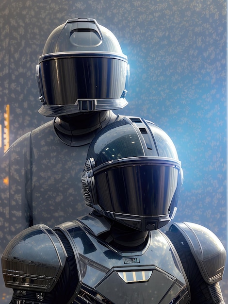 Two helmets with the number 88 on them are standing next to each other.