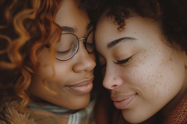 Two individuals share a moment of connection during a therapy session displaying intimacy and suppor