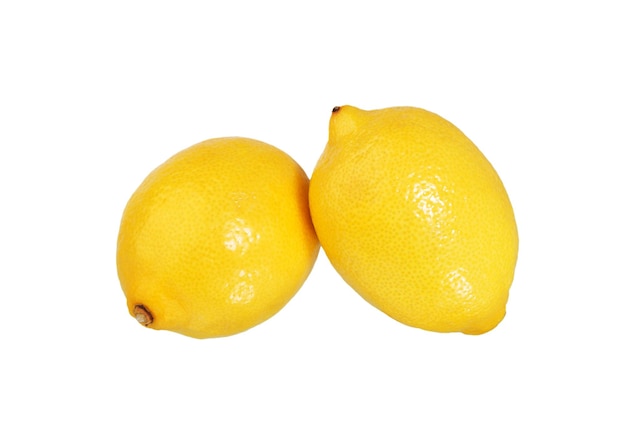 Two Lemons whole isolated