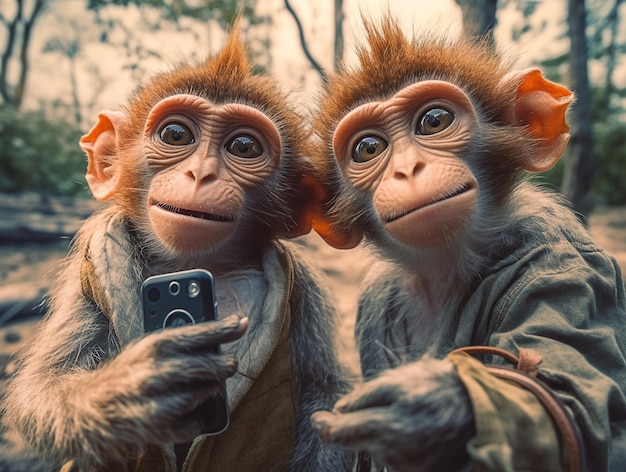 Monkey Selfie: Image Gallery (List View)