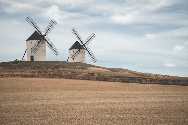 Two old windmills