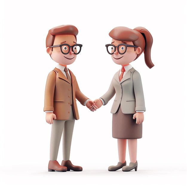 two people are shaking hands one of which is wearing glasses