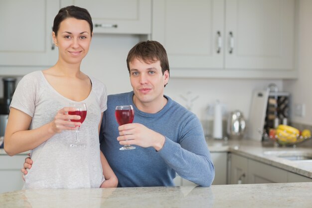 Two people enjoying the time together