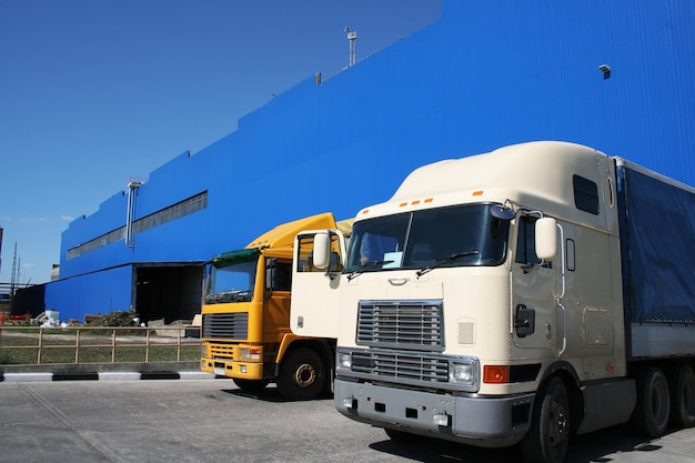 Two powerful lorries