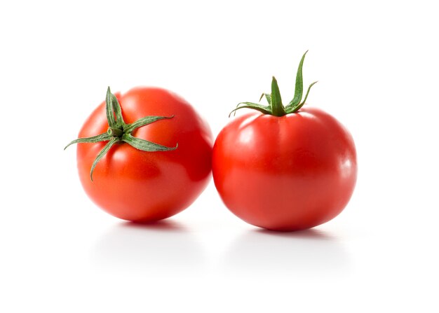 Two Red Tomato Fruits