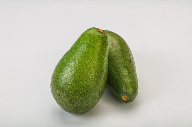 Two ripe exotic avocado vegetable