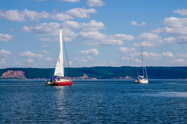 Two Sailing Boats