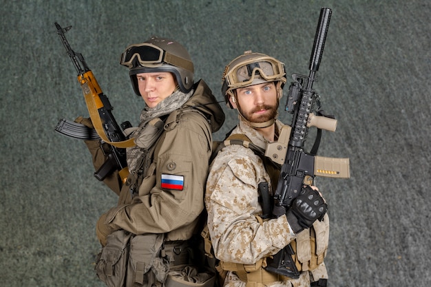 Two special force soldiers