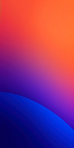 Two tone orange and purple and blue gradient beautiful simple smooth generate ai