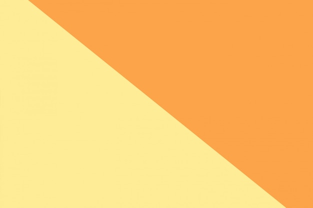 Two tone solid color yellow and orange background.