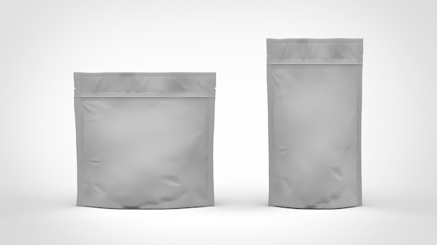 Two type coffee bag doy pack with zip