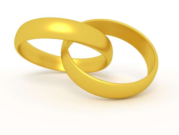 Two wedding rings