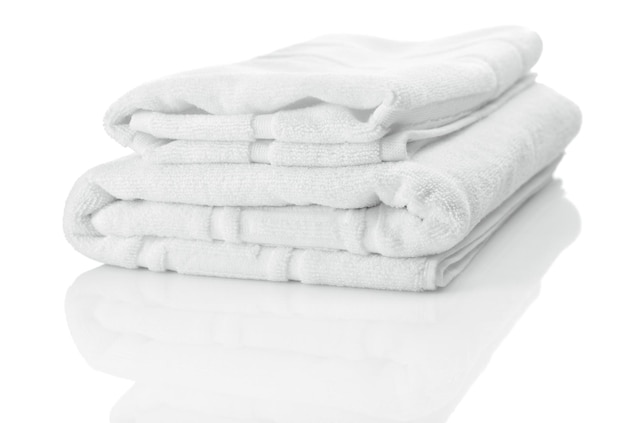 Two white towels