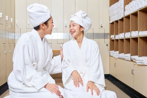 Two Women Laughing At Something