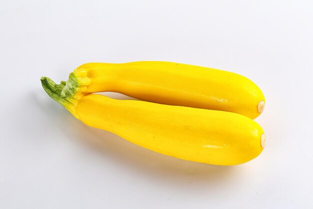 Two Yellow young zucchini for cooking