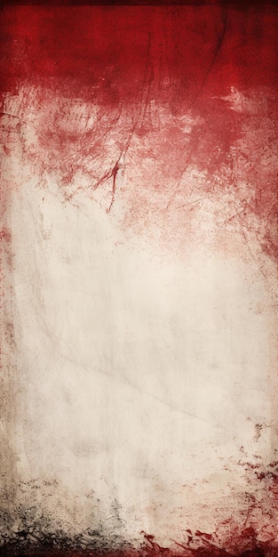 TwoTone White and Red Transparent Burnt Edge Grunge