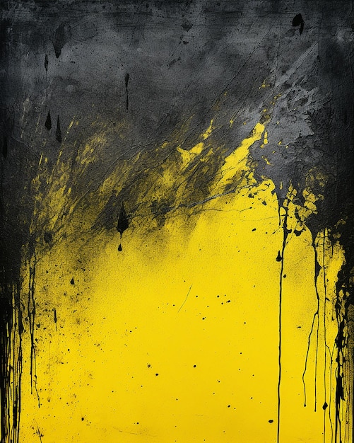 Foto twotone zwart en geel transparent dark edge grunge