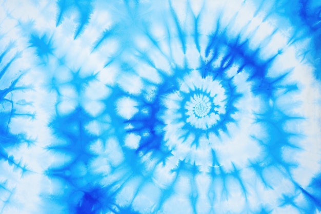 Tye Dye blue white background Watercolor paint background