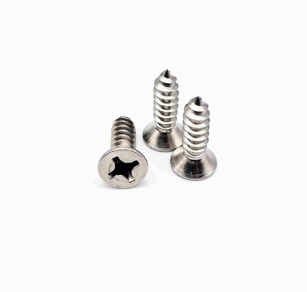 Photo types of mounting screws wood and furniture screws