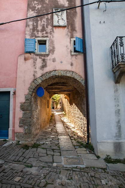 Typical alley of Groznjan