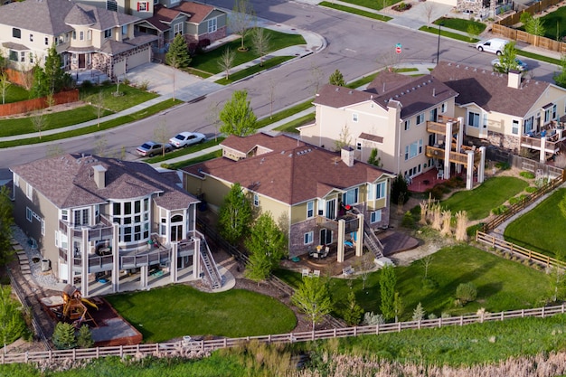 Typical american suburban development.