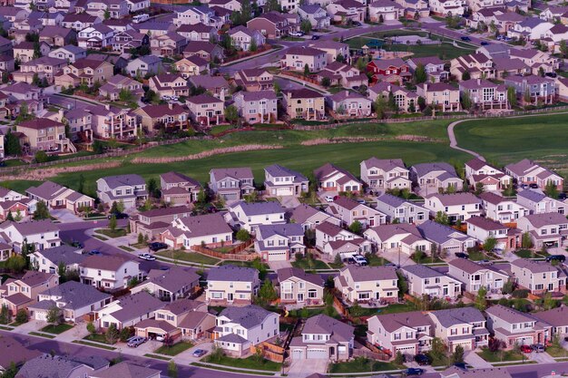 Typical american suburban development.