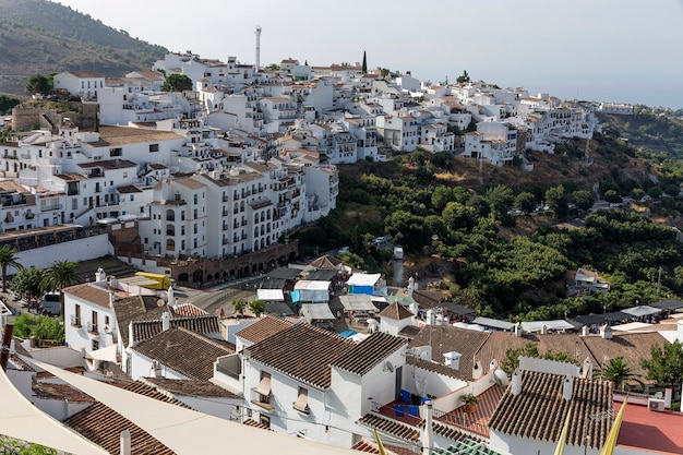 Premium Photo  Panoramic view of the town of conil de la frontera from the  torre de guzman cadiz andalusia