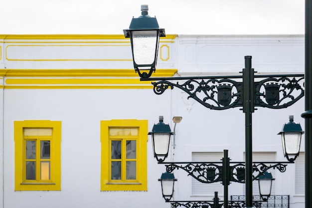 Algarve 소박한 건물의 전형적인 건축