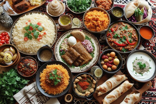 typical dishes of Arabic cuisine