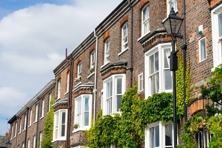 イギリスとイギリス風の典型的な建物