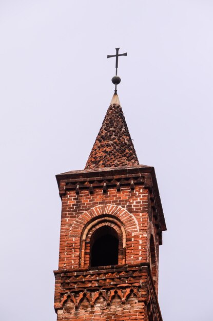 Typical Gothic Belfry Church Tower