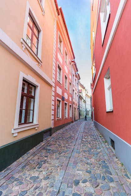 Typical Houses in Riga, Latvia