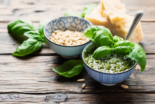 Typical Italian pesto