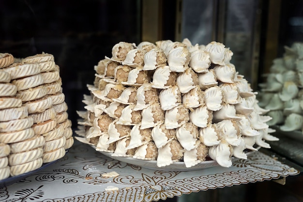 典型的なモロッコのお菓子。自家製