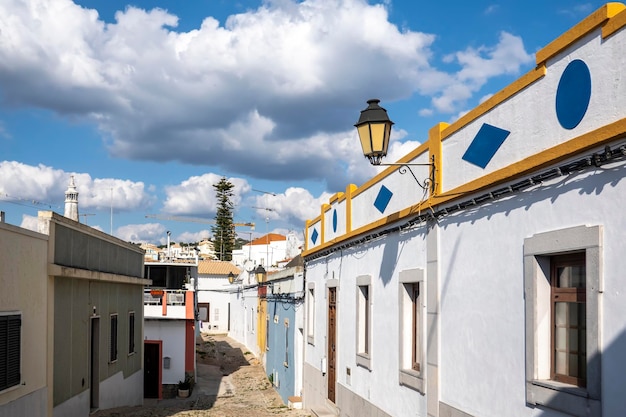 Typical narrow streets of Loule city