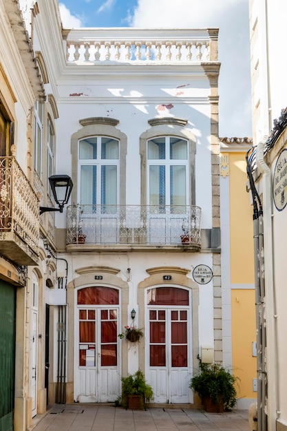 Typical narrow streets of Loule city