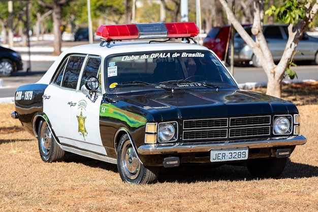 Typical police car Opala year 1979