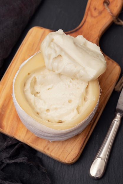 Typical portuguese cheese of serra da estrela