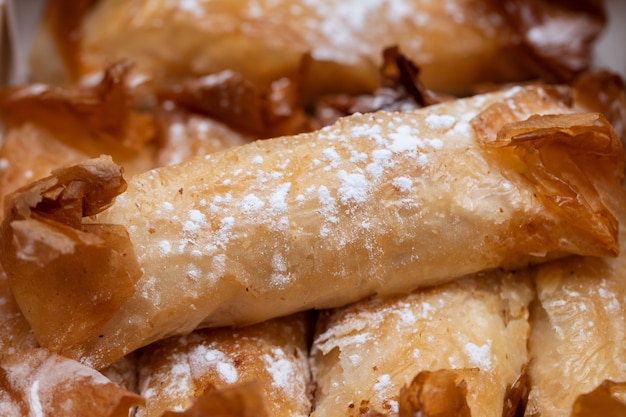 Typical portuguese sweets Pasteis de Tentugal