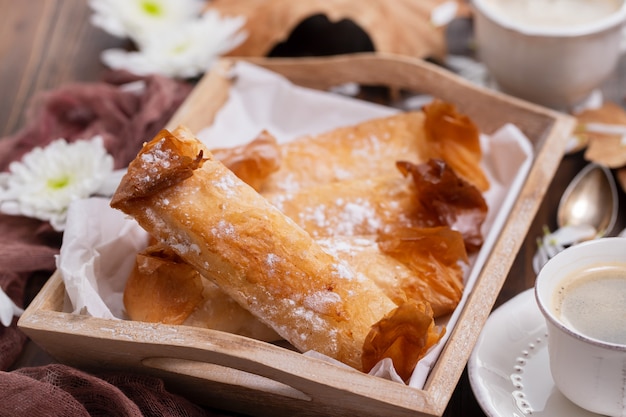 Typical portuguese sweets Pasteis de Tentugal