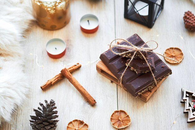 典型的なスペインのクリスマスturron