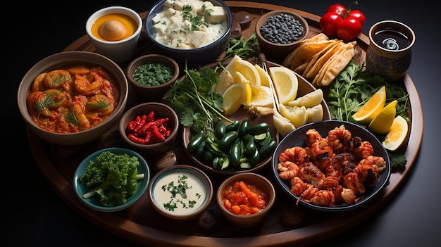 Typical Spanish food and products delicious aromas and colours