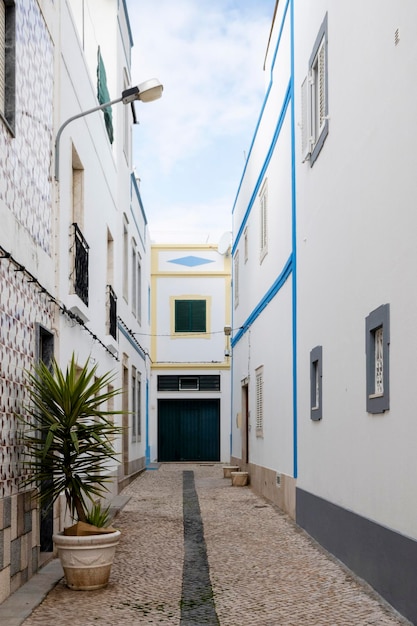 Typical street of the city of Olhao