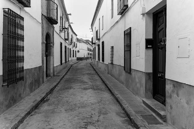 Typical street in the old town of Almagro Spain