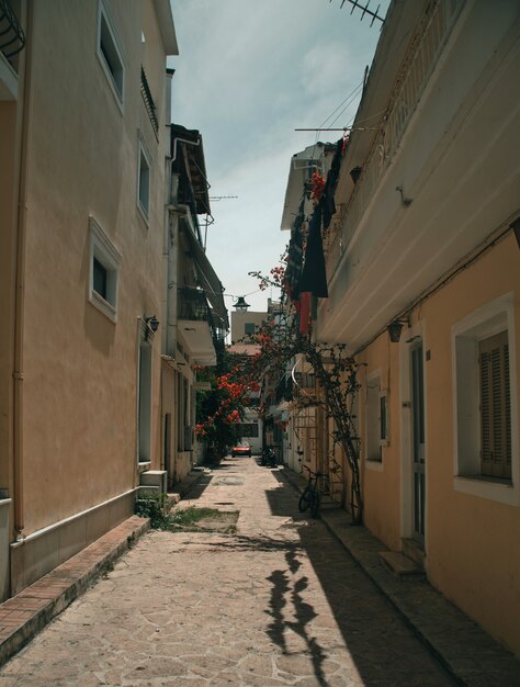 잔테 마을의 전형적인 거리